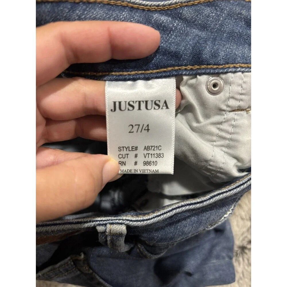 Just USA Size 27/4 Women’s Skinny Capri Jeans NWT